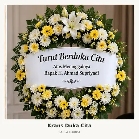 Krans Bunga Duka Kendal